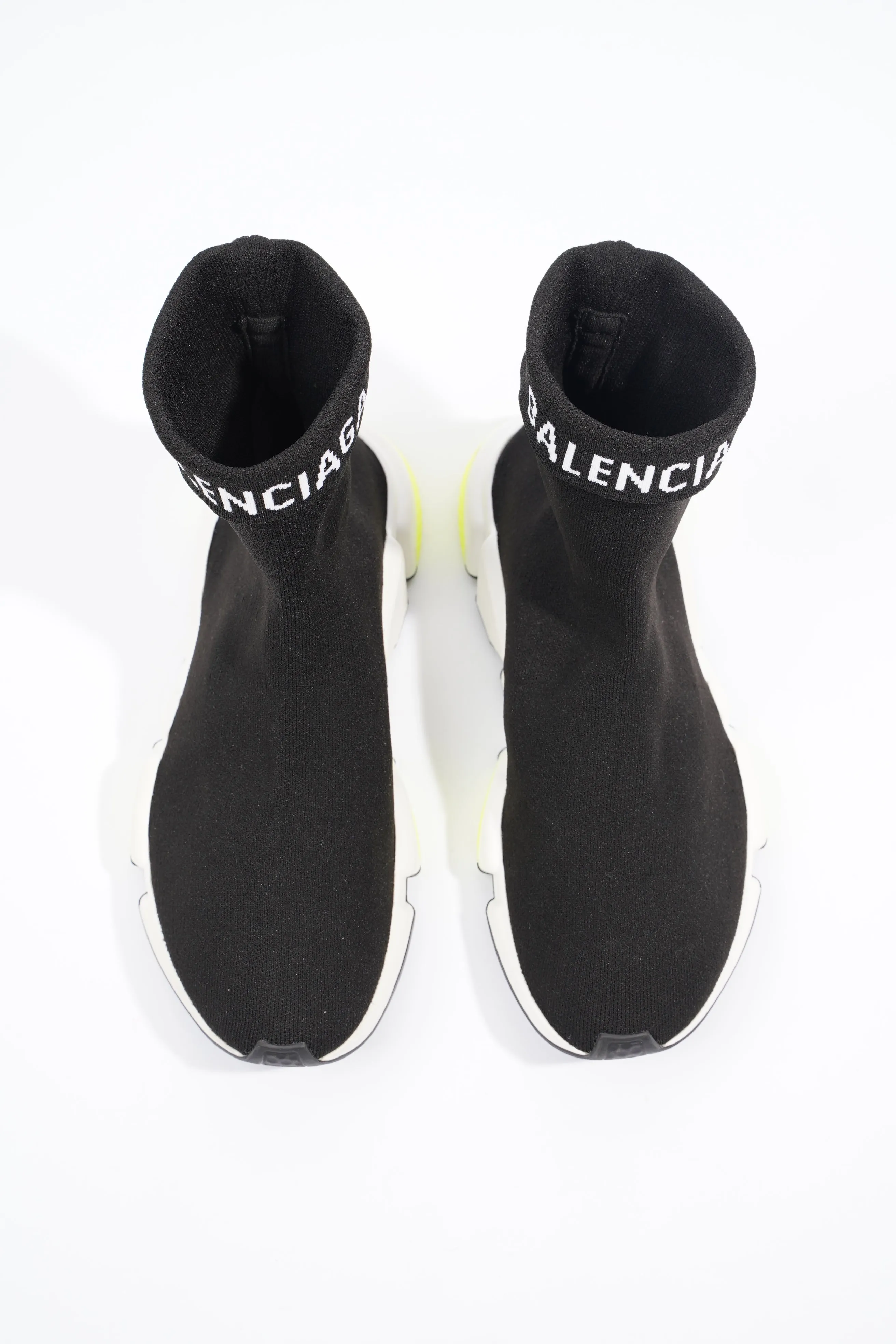 Balenciaga Mens Speed Black / White / Yellow EU 39 / UK 5