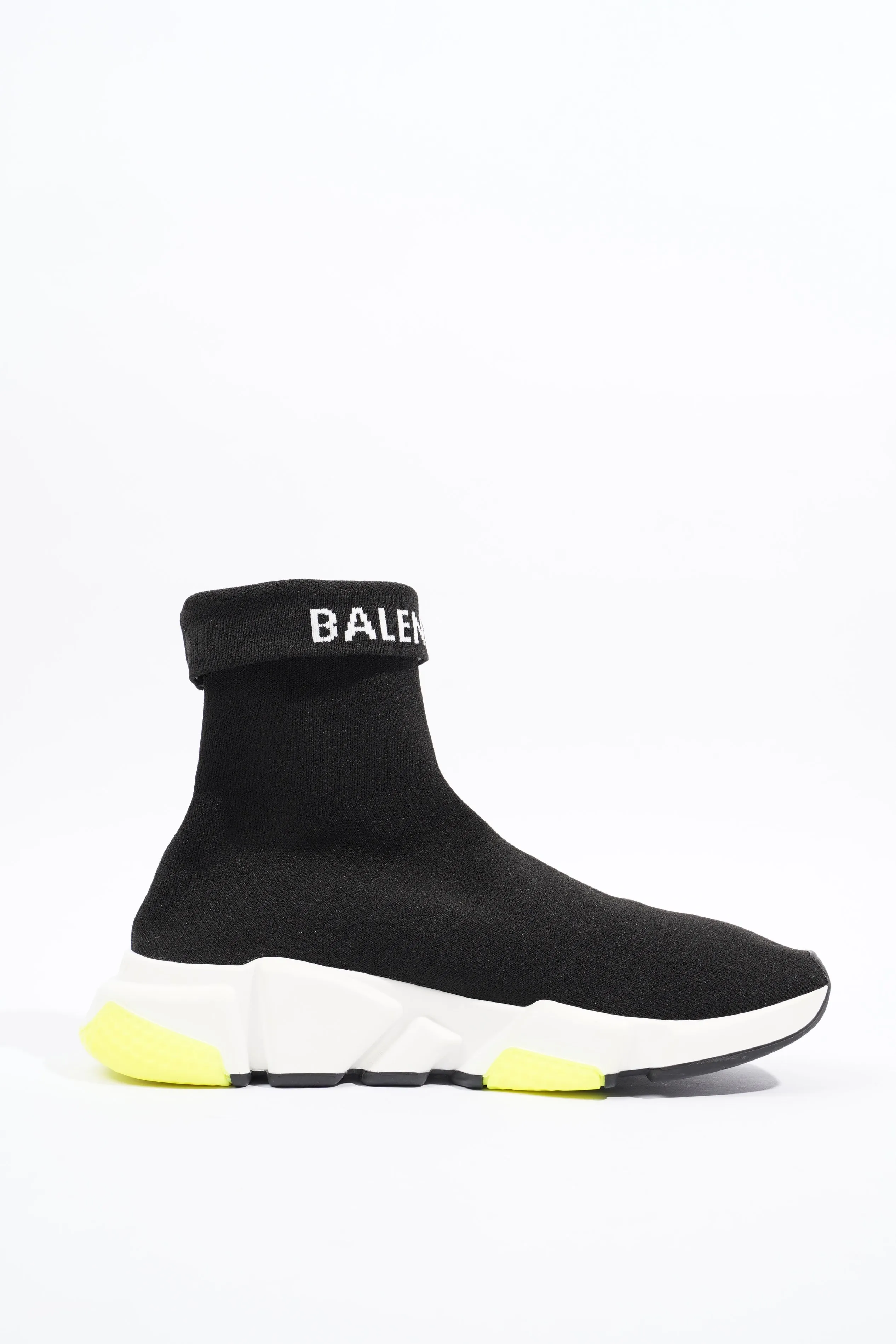 Balenciaga Mens Speed Black / White / Yellow EU 39 / UK 5