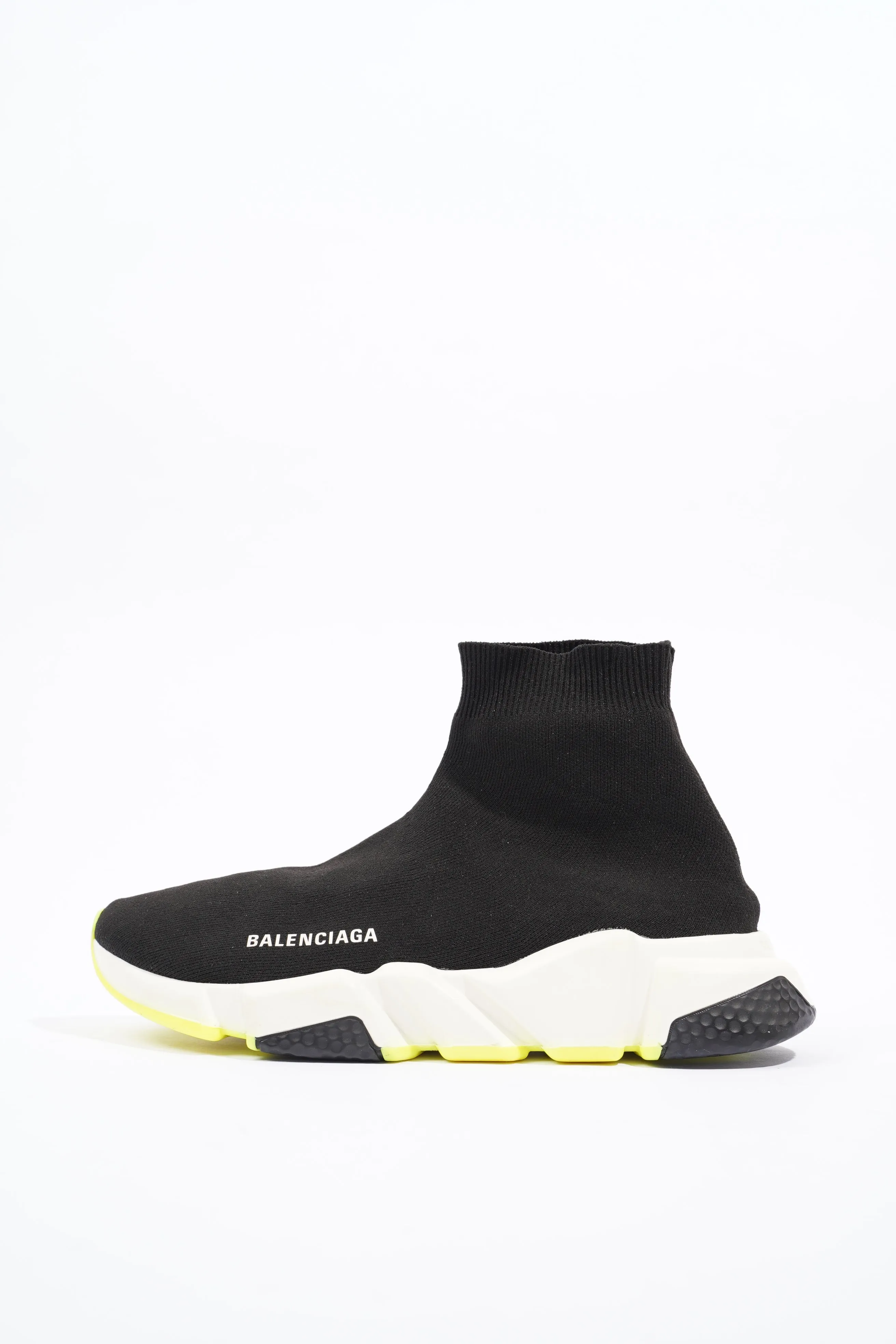 Balenciaga Mens Speed Black / White / Yellow EU 40 / UK 6