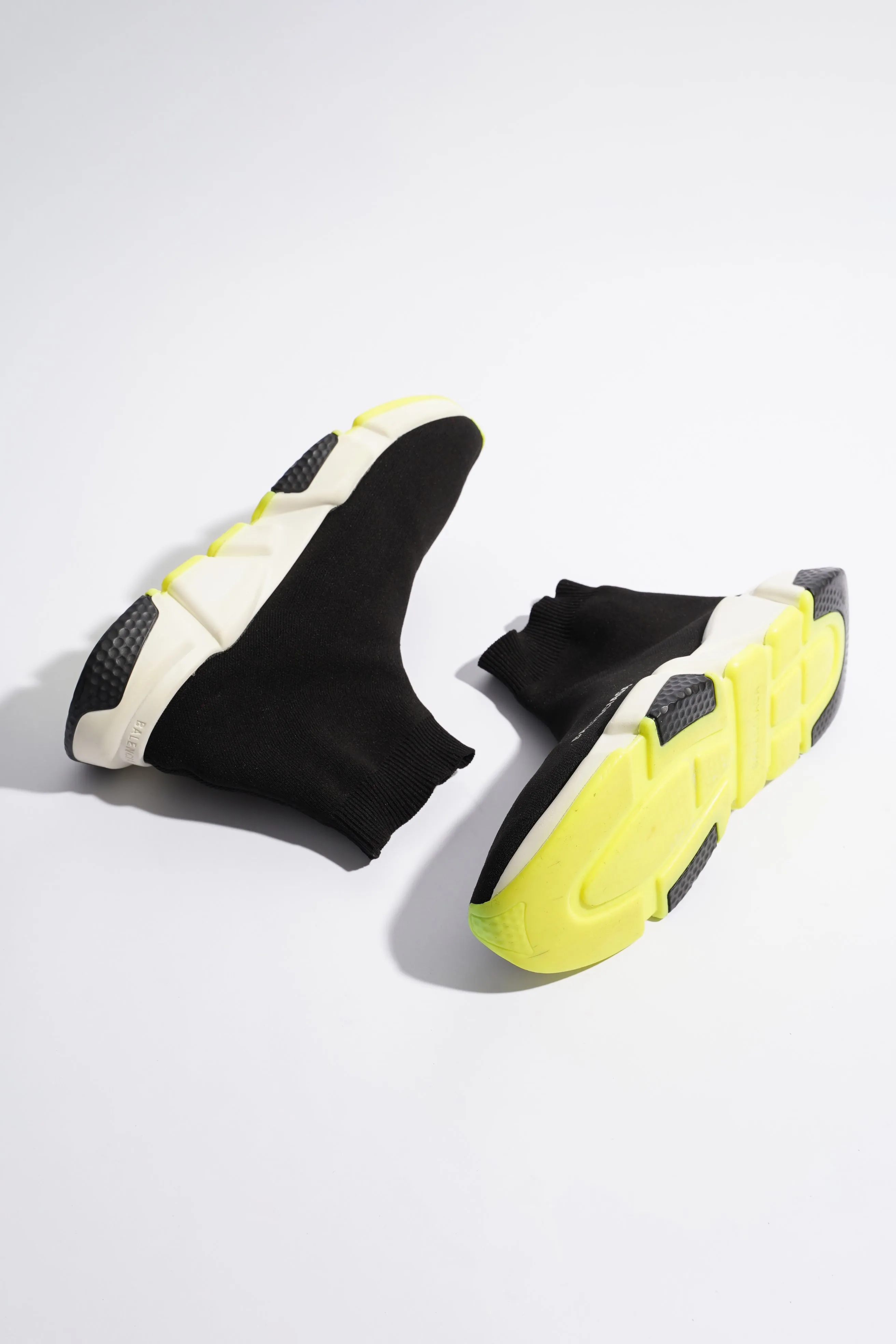 Balenciaga Mens Speed Black / White / Yellow EU 40 / UK 6