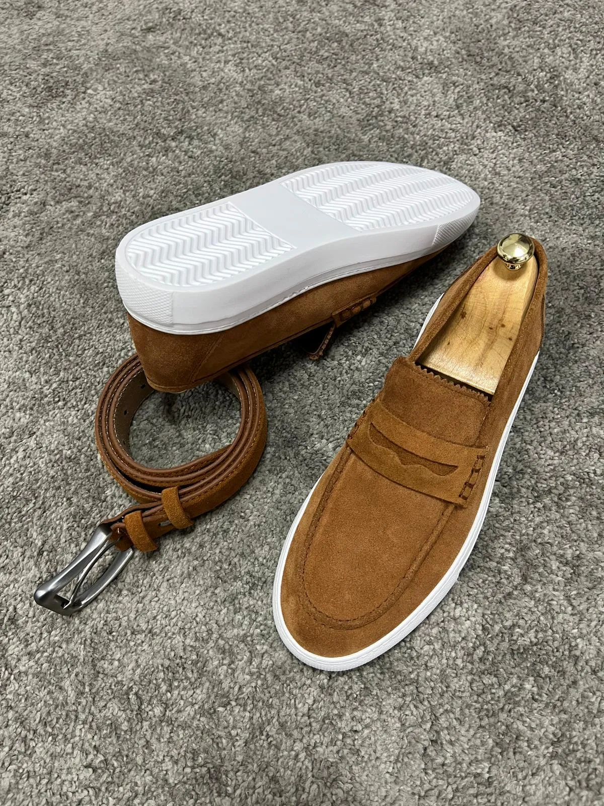Brent Tan Men's Loafer
