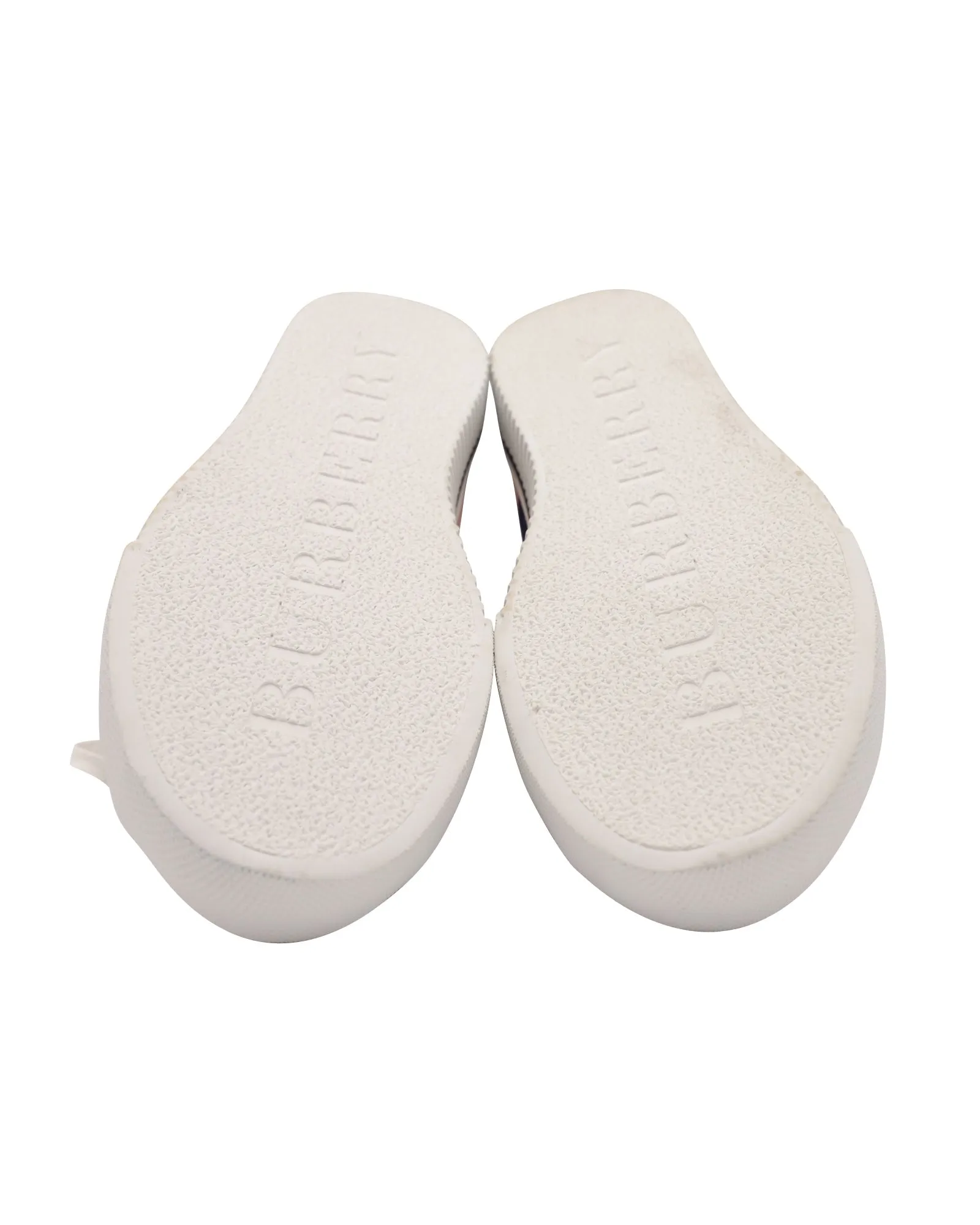 Burberry Birdskingly Sneaker in Pink Canvas