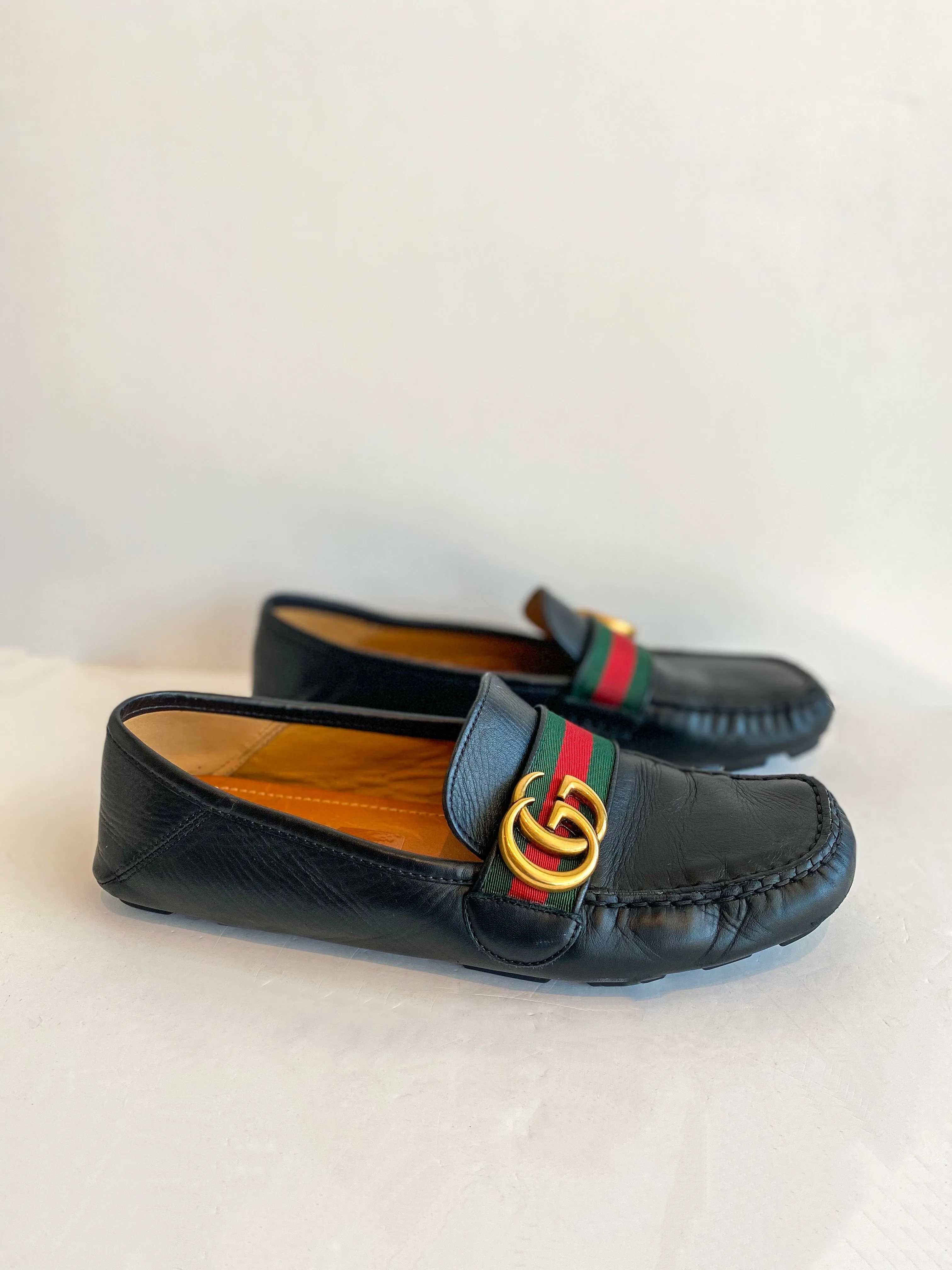 Gucci Logo Loafers