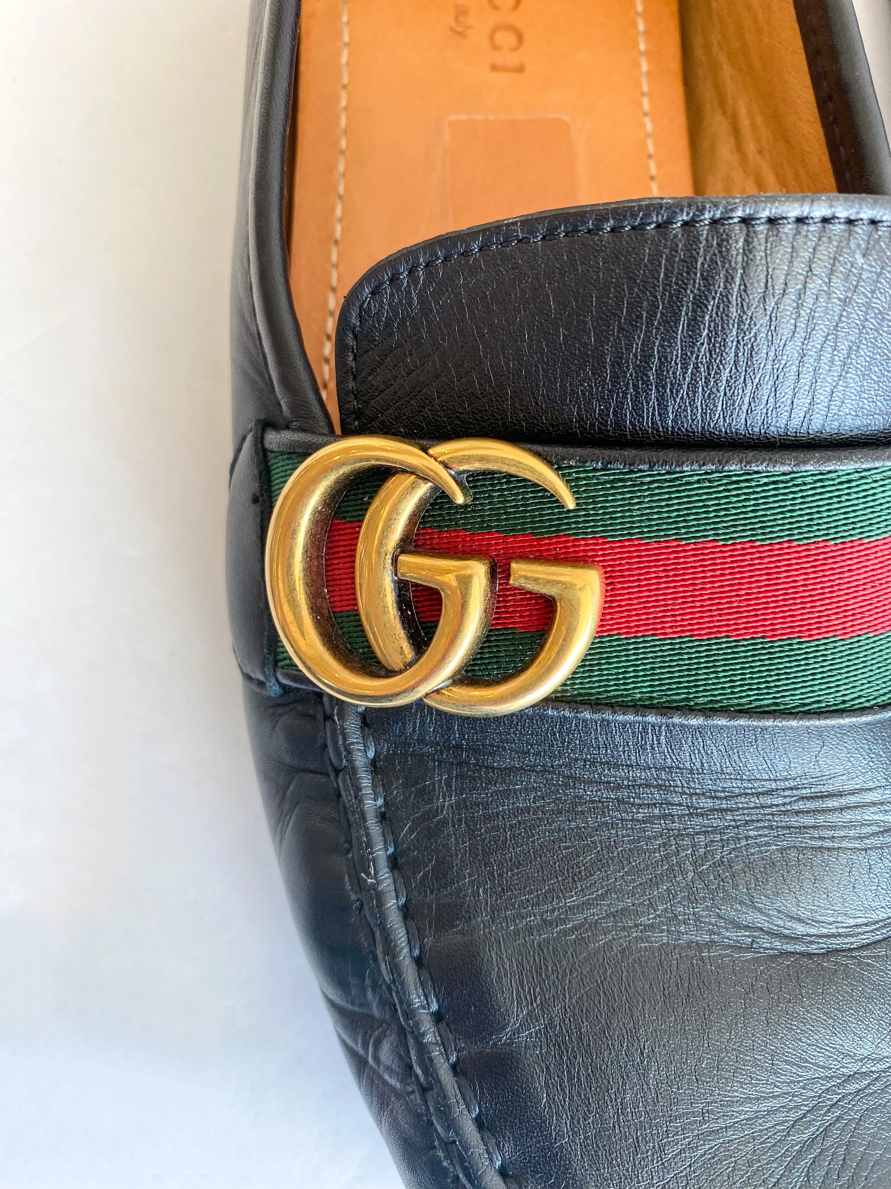 Gucci Logo Loafers