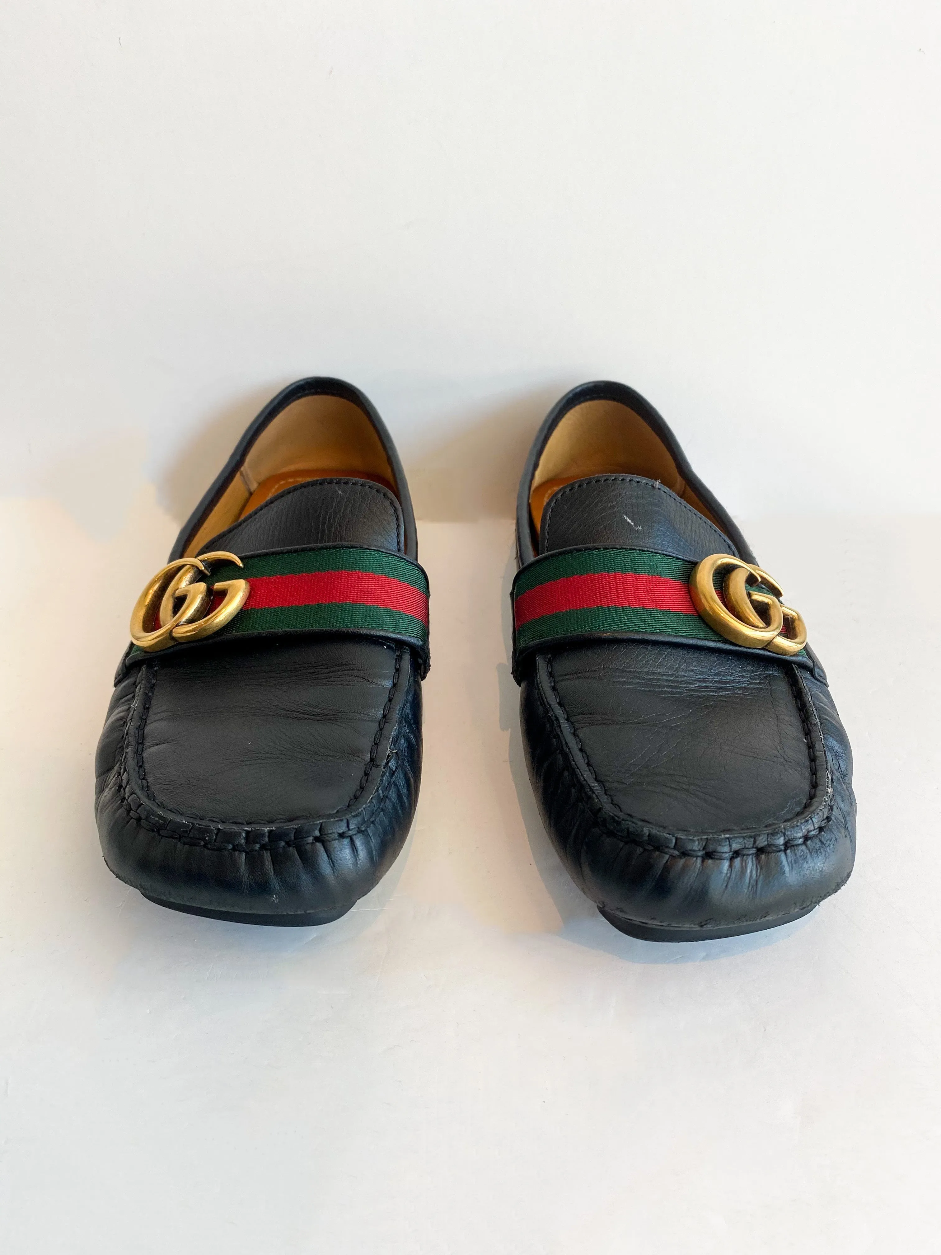 Gucci Logo Loafers