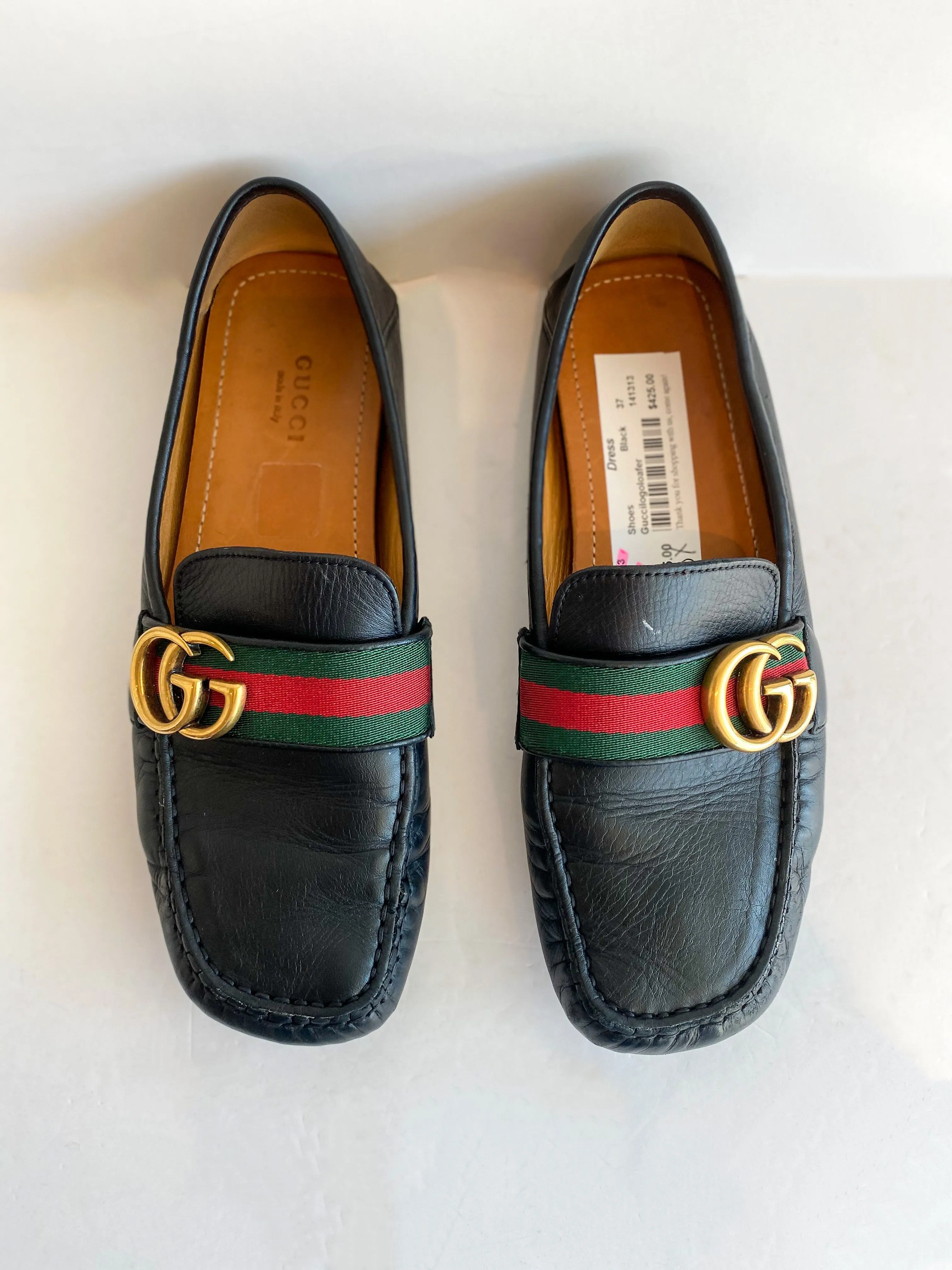 Gucci Logo Loafers
