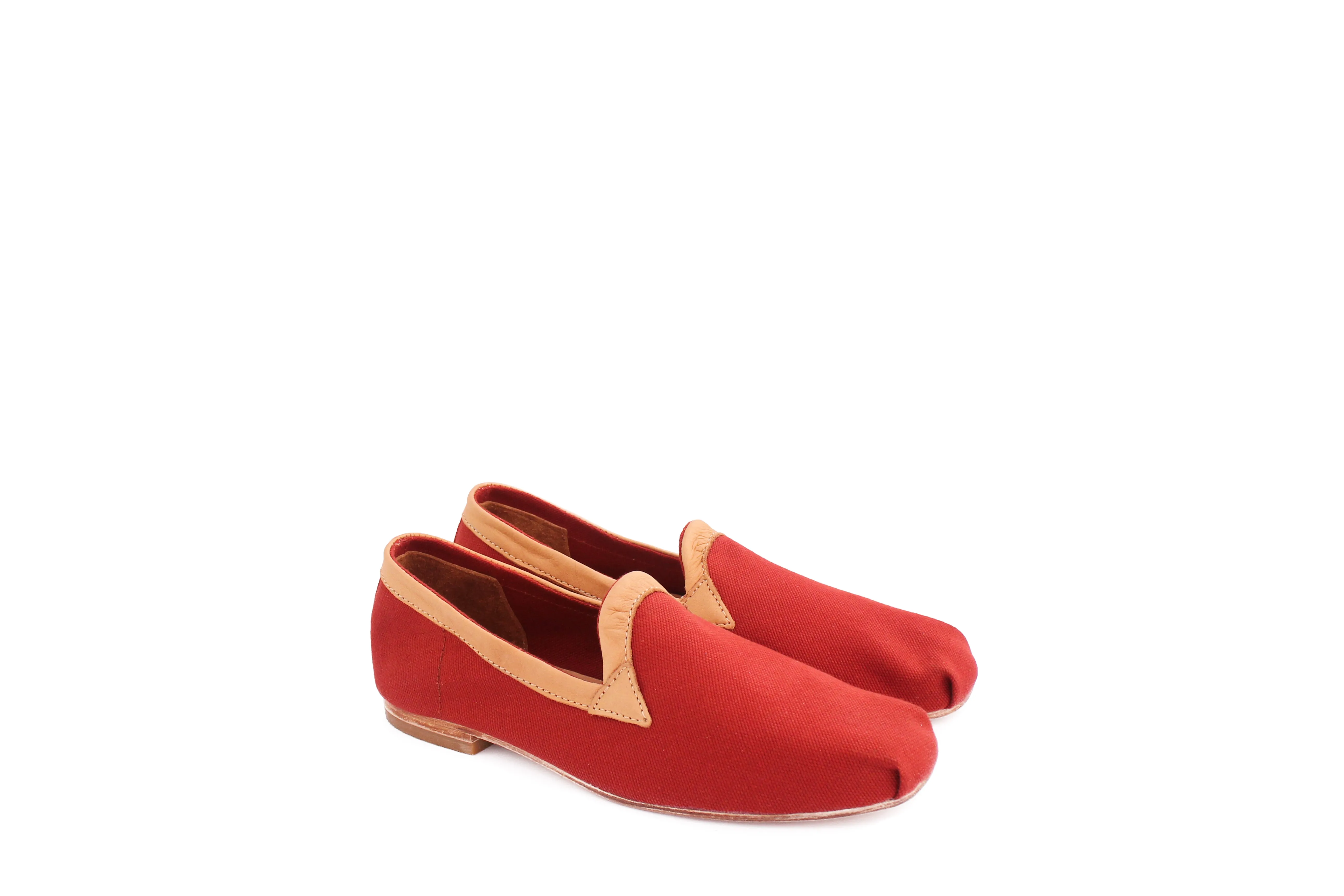 KARRÈ SLIPPERS CANVAS BORDEAUX