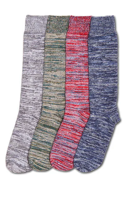 Random Plait Socks in Cotton