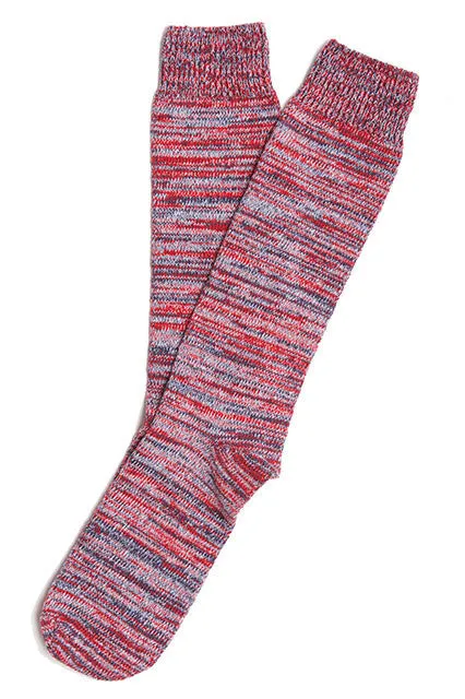 Random Plait Socks in Cotton