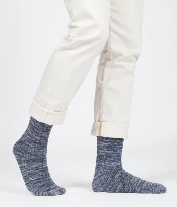 Random Plait Socks in Cotton