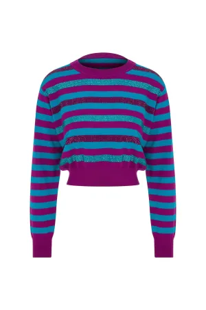 Rayne Knitted Rhinestone Jumper