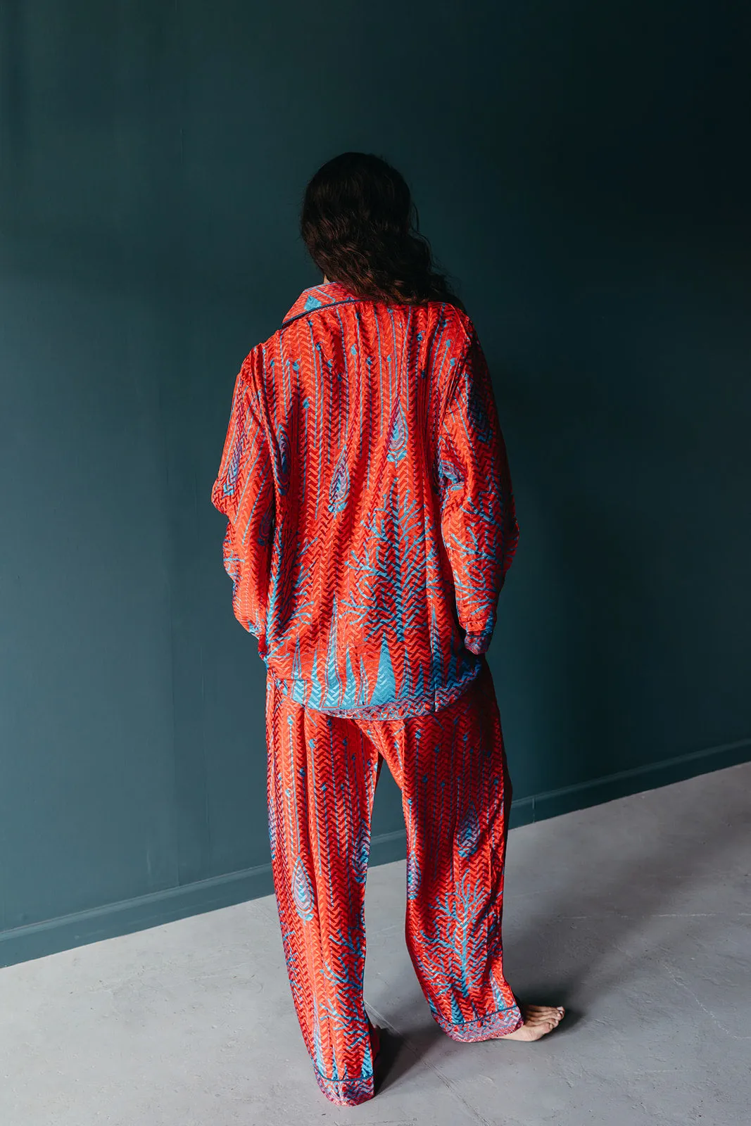 Recycled Sari Pant Set