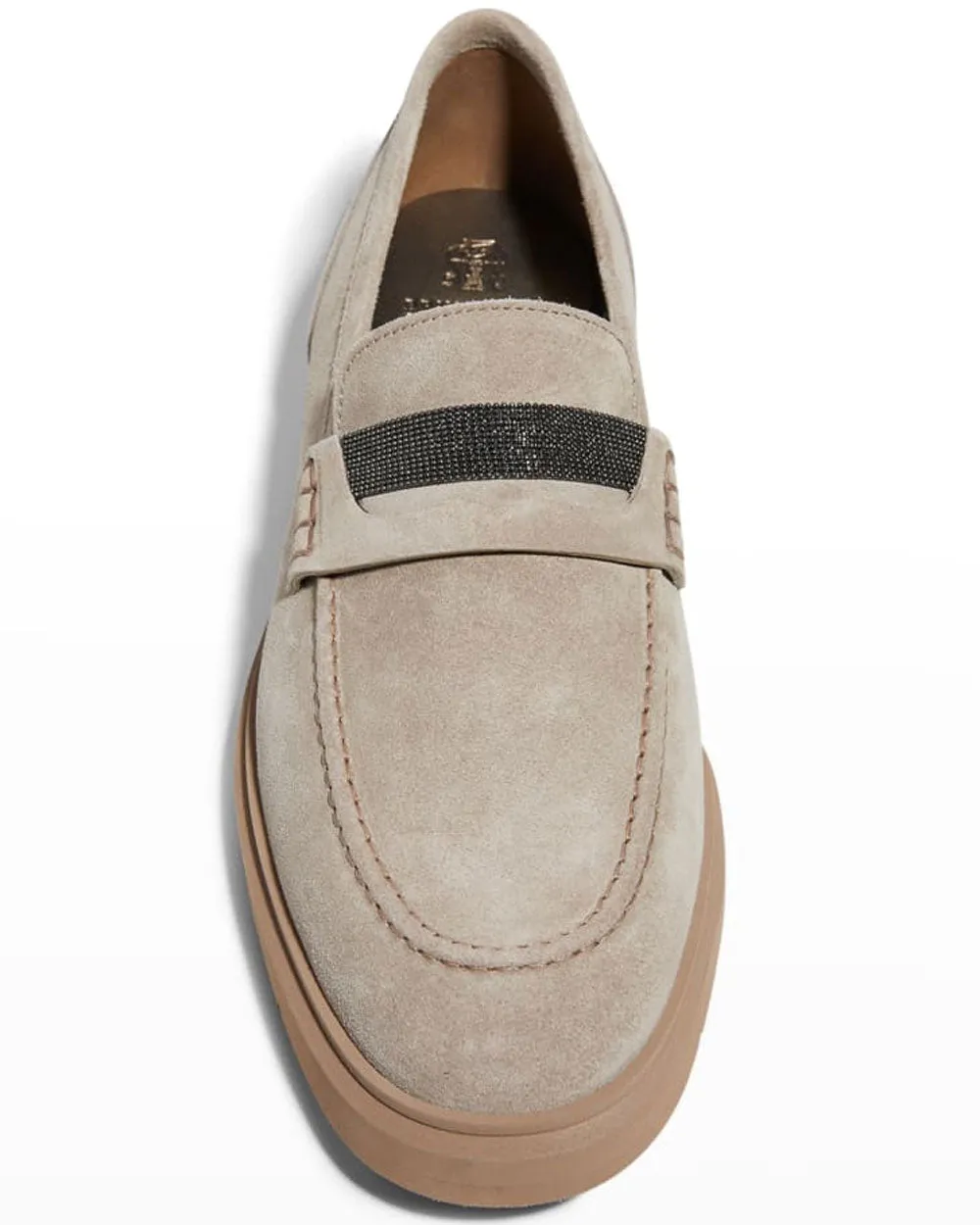 Roccia Monili Band Suede Loafer