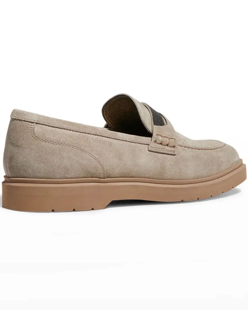 Roccia Monili Band Suede Loafer