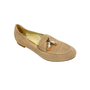 RUPERT SANDERSON pastel suede loafers