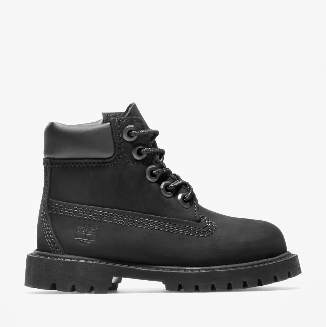 Toddler Timberland Premium 6-Inch Waterproof Boots - Black Nubuck
