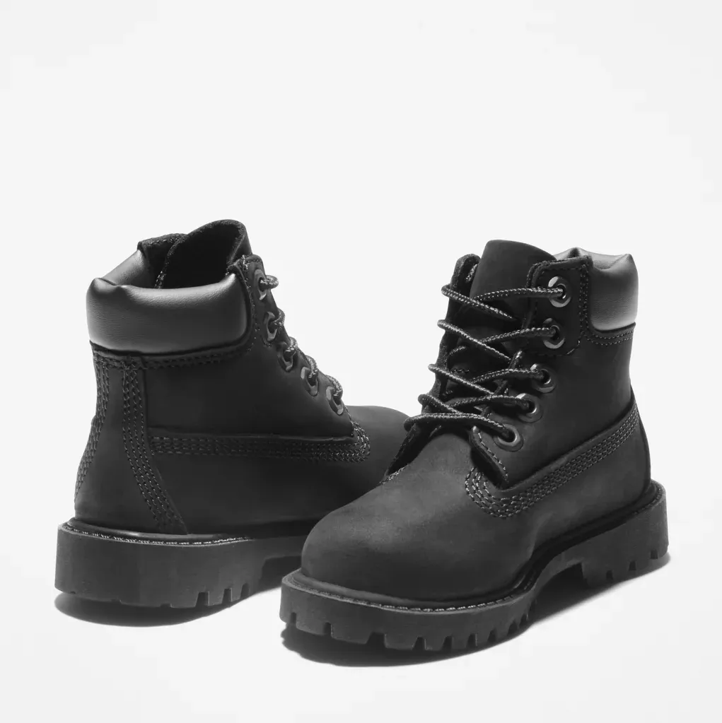 Toddler Timberland Premium 6-Inch Waterproof Boots - Black Nubuck