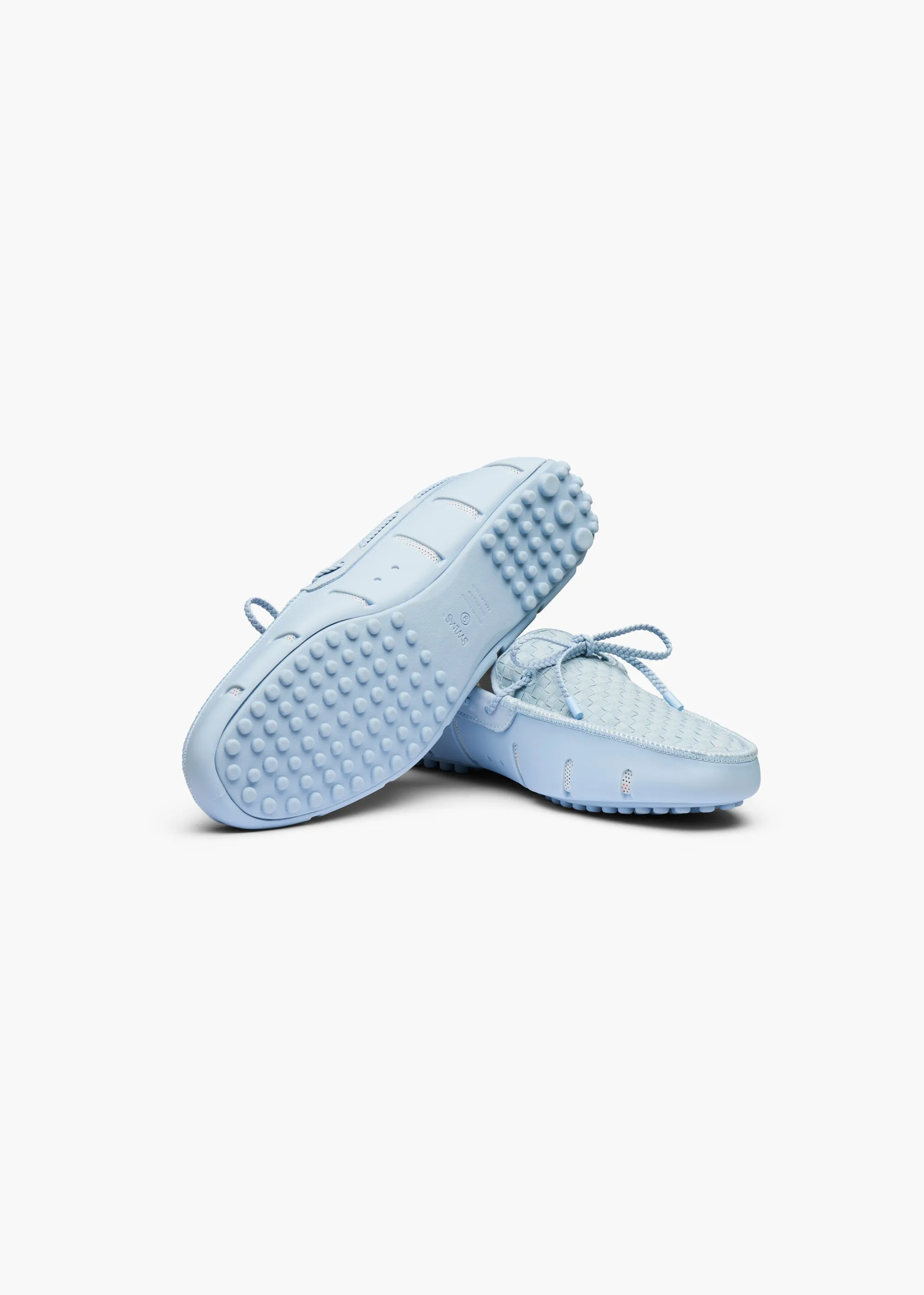 Woven Driver in Ice Blue