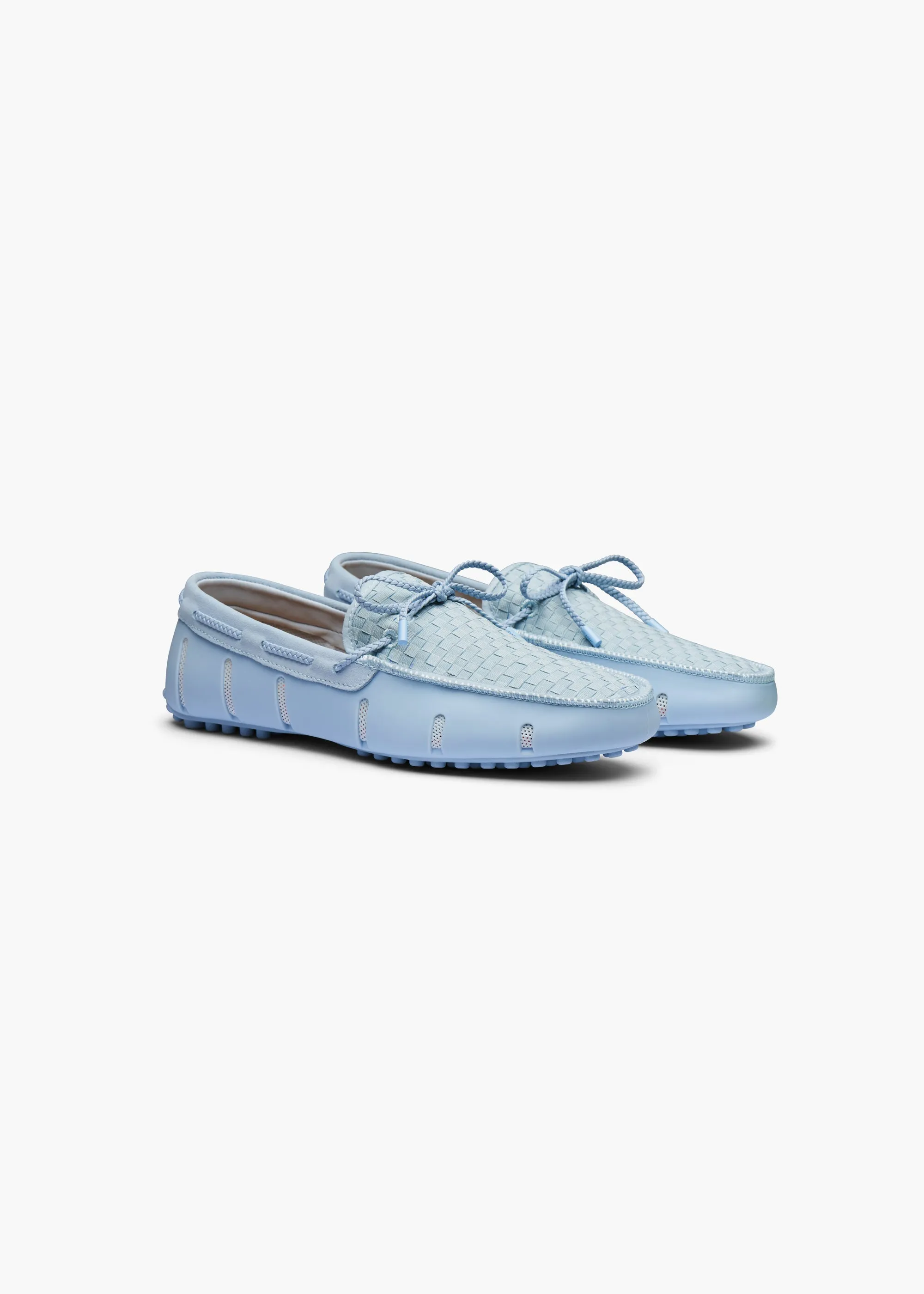 Woven Driver in Ice Blue